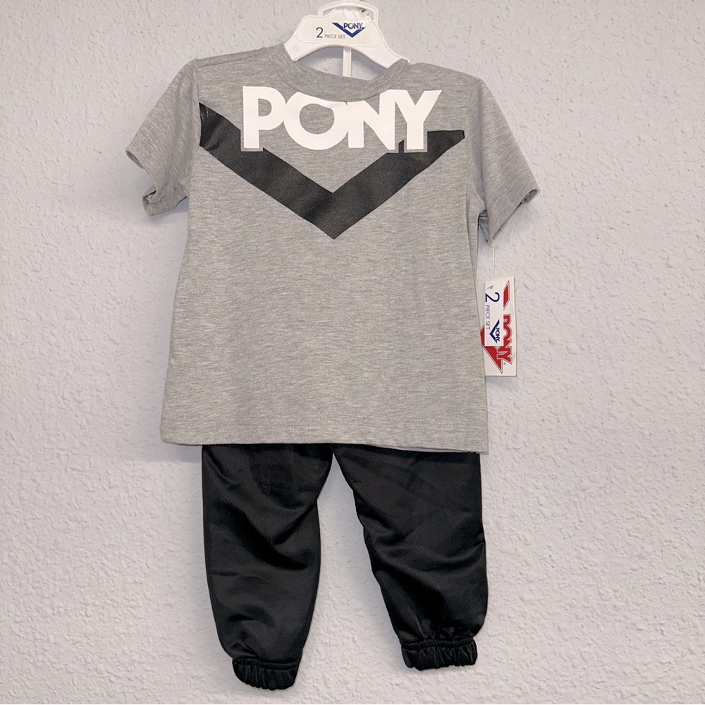 Toddler boys 2 pc tshirt sweatpants set sz 24 mo NWT